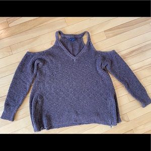 American Eagle cold shoulder sweater XL